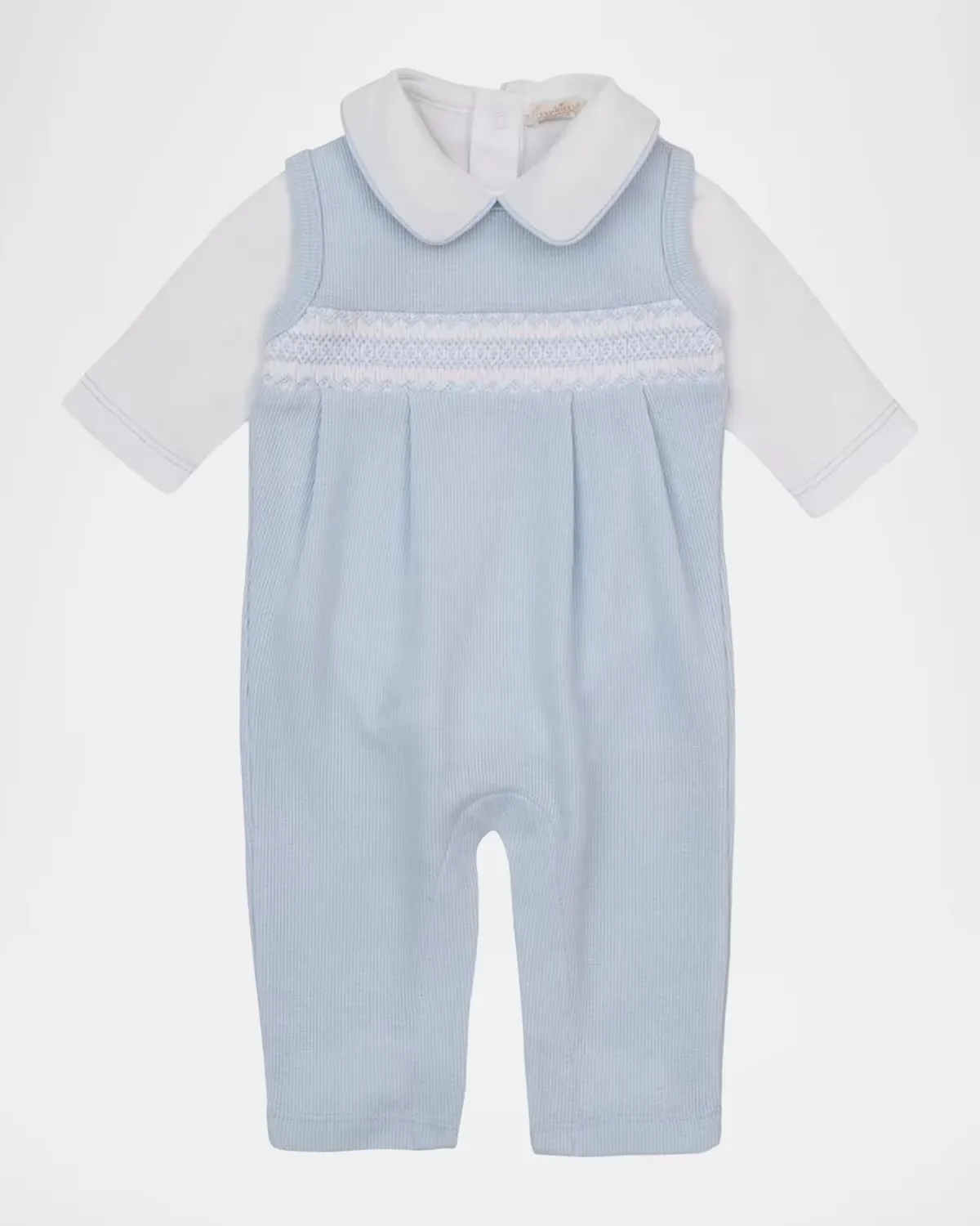 Smocked Overalls & Bodysuit Set by Kissy Kissy