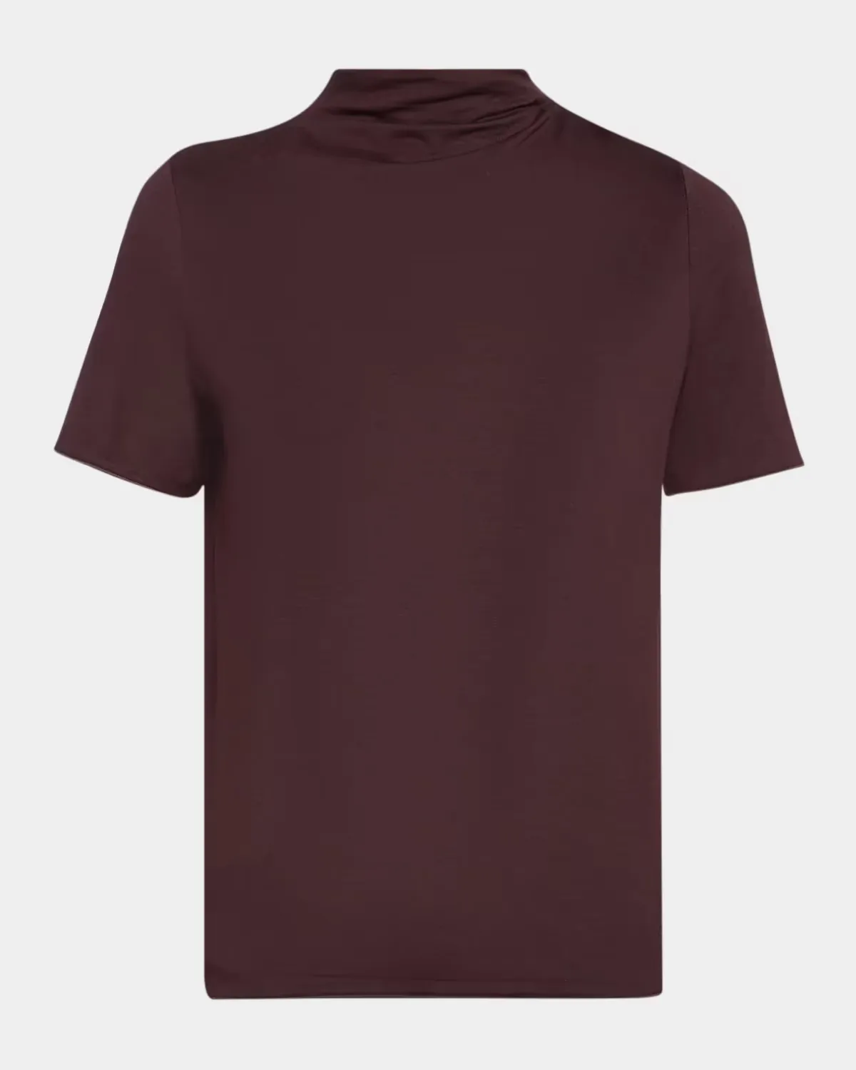 Soft Touch Mock-Neck Top by Majestic