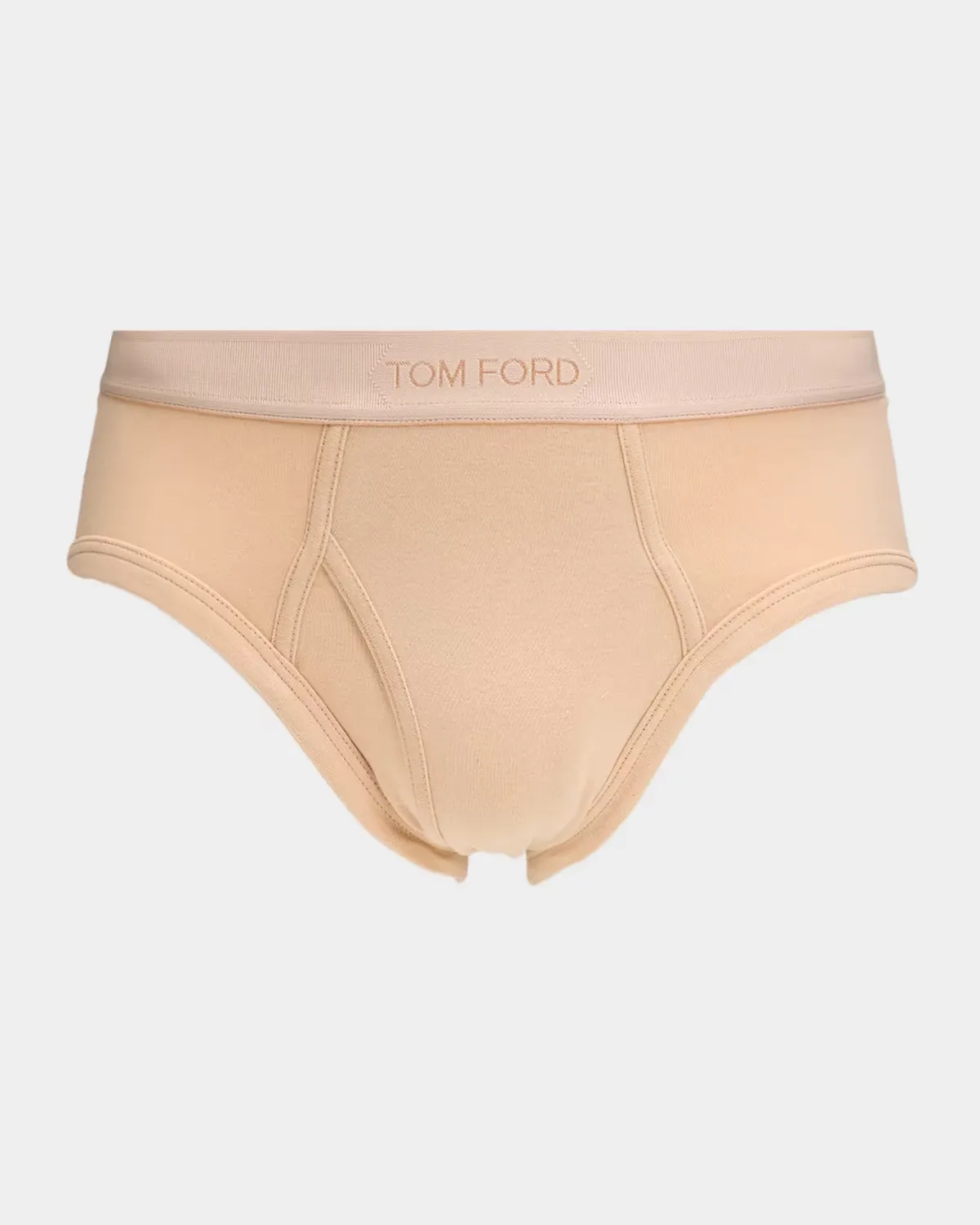 Solid Cotton Jersey Briefs by Tom Ford