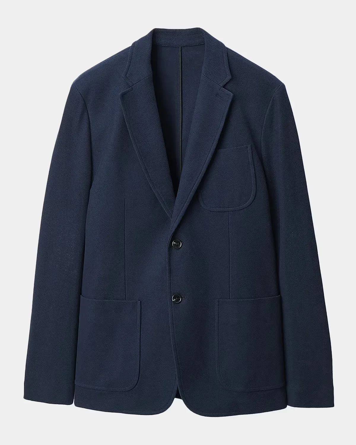 Skeleton Cotton Pique Blazer