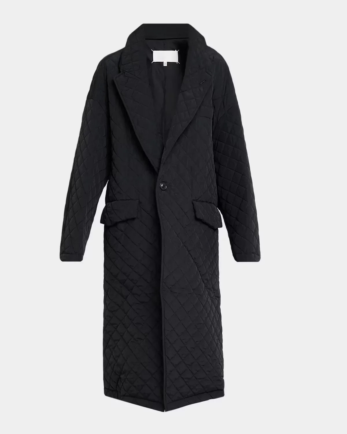 Quilted Cocoon Longline Coat by Maison Margiela