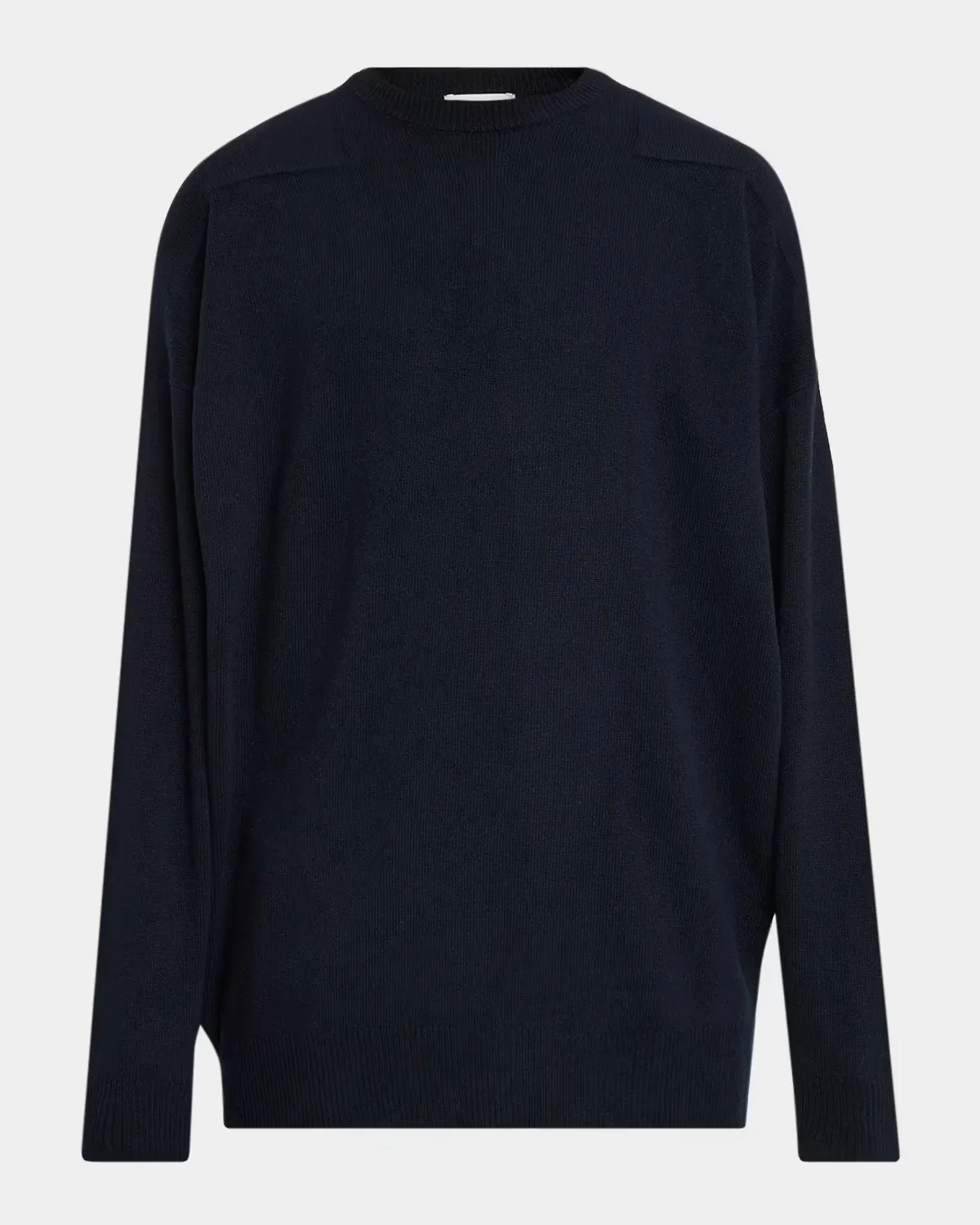 Dropped-Shoulder Crewneck Sweater by Jil Sander