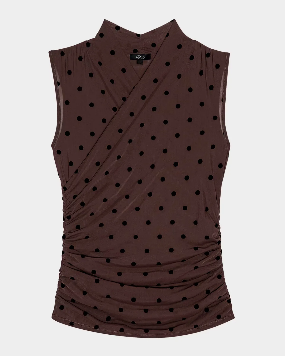 Lauris Polka Dot Sleeveless Top by Rails
