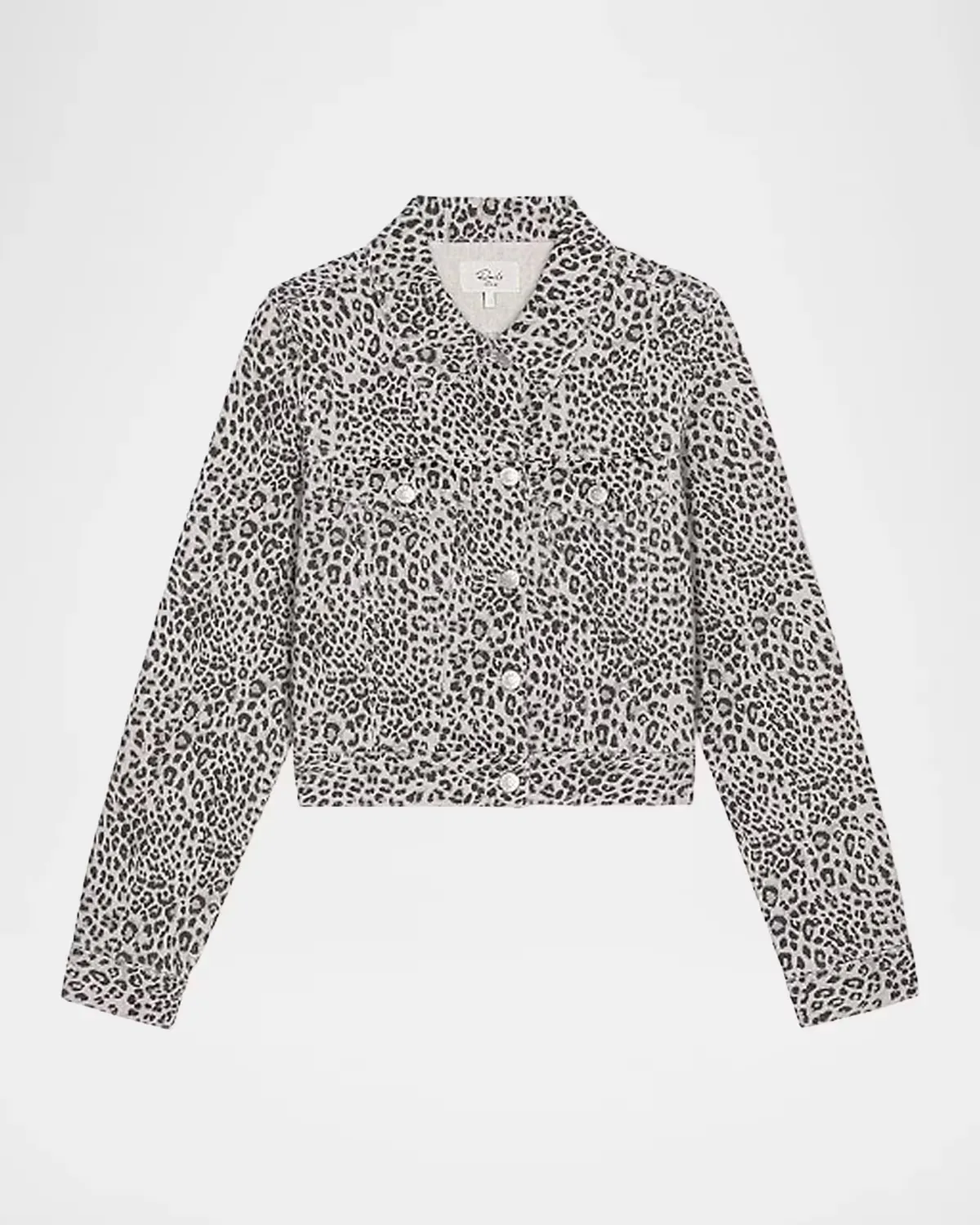 Brea Cheetah-Print Denim Jacket by Rails