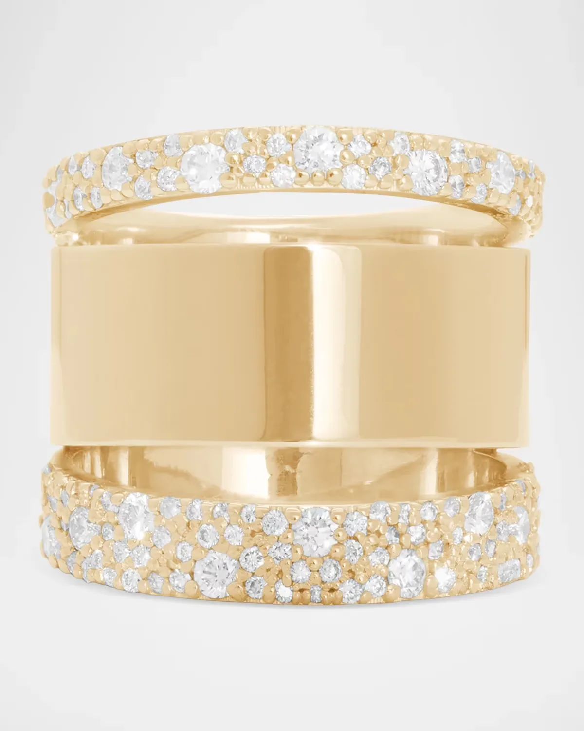 14K Cluster Diamond Vanity Ring by Lana