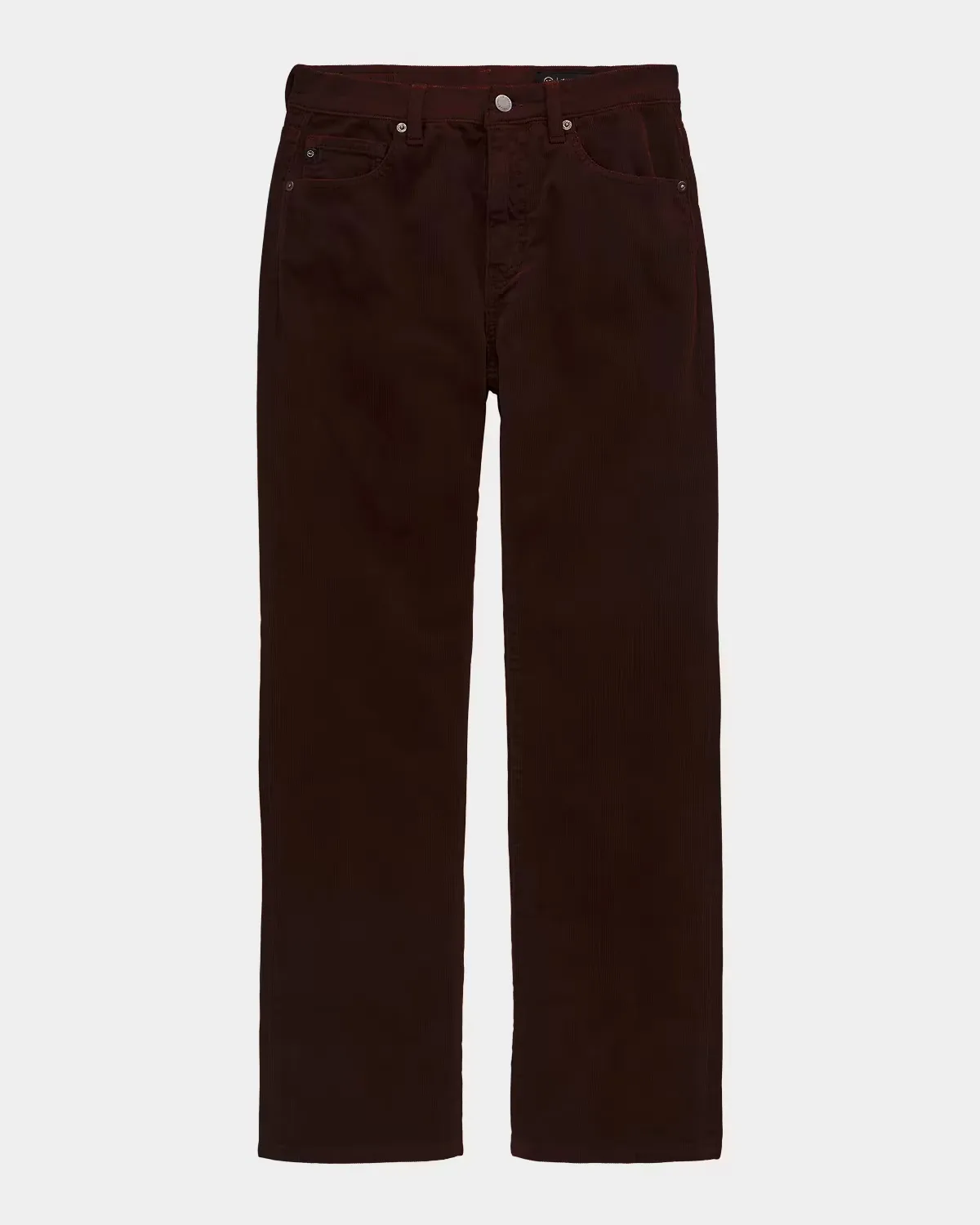 Corduroy Straight-Leg Pants by AG