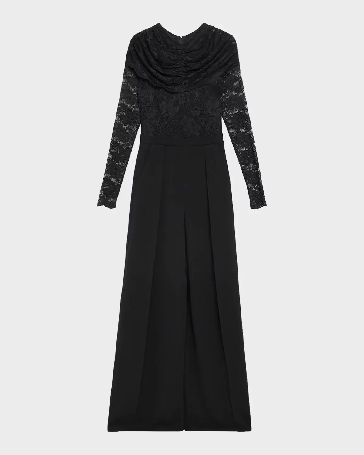 Elham Wide-Leg Lace Jumpsuit by Chiara Boni La Petite Robe