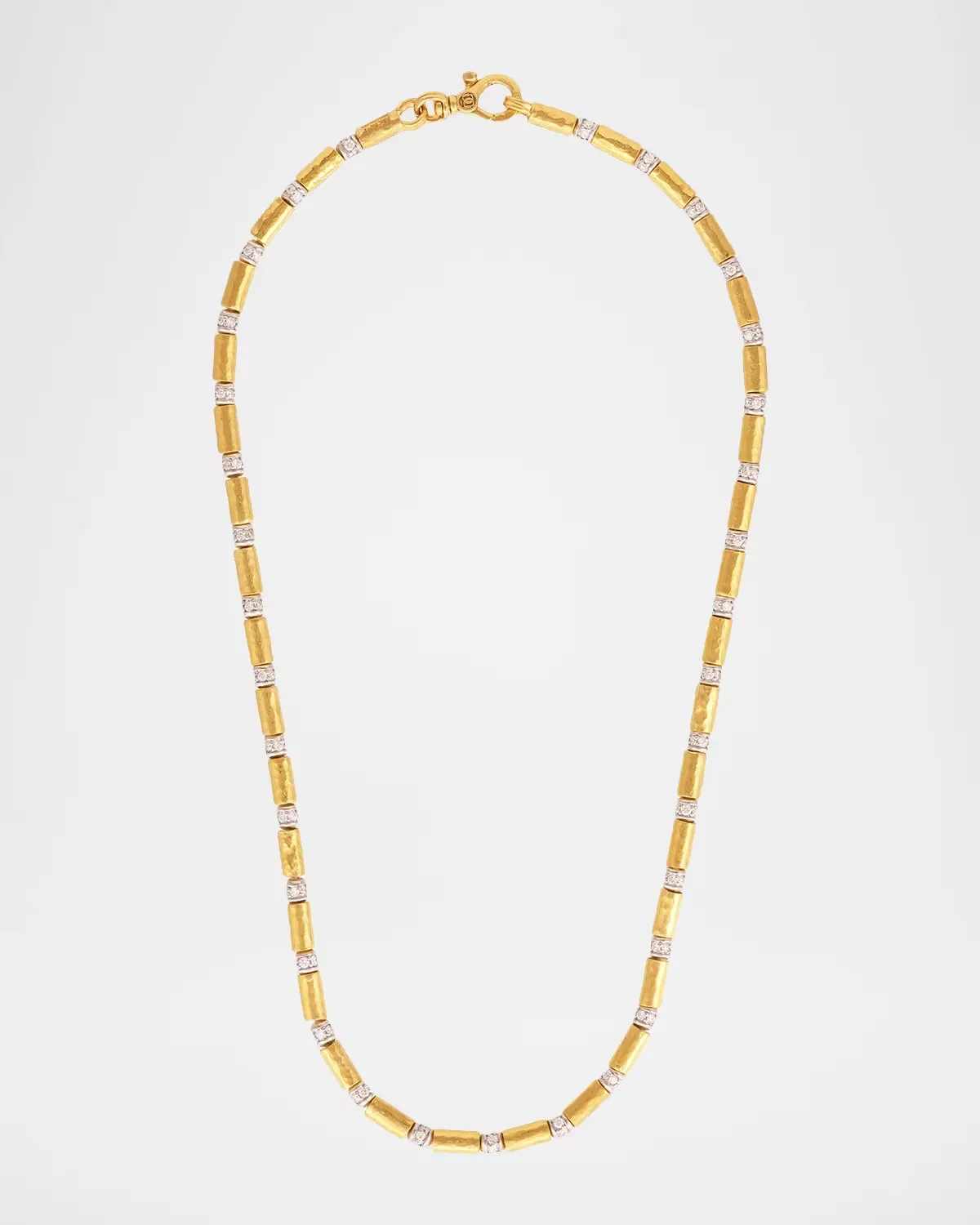 Vertigo 24K Gold Diamond Statement Beaded Necklace by Gurhan