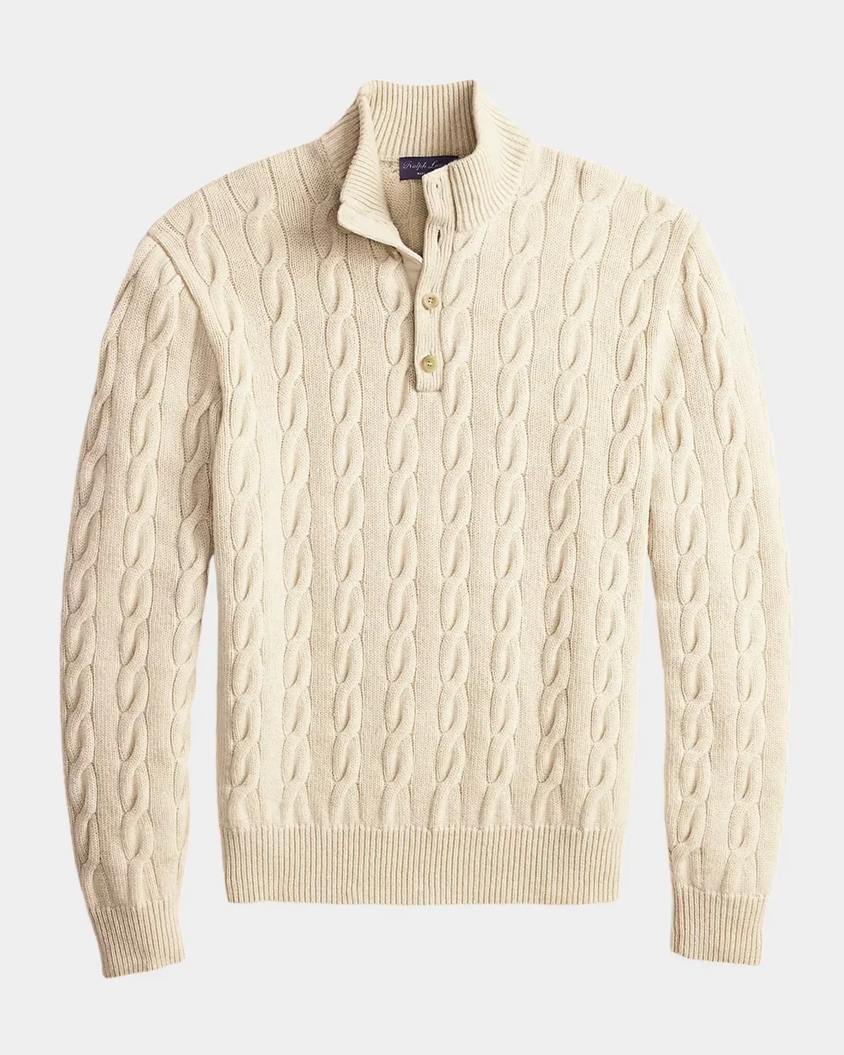 Cable-Knit Cashmere Sweater by Ralph Lauren