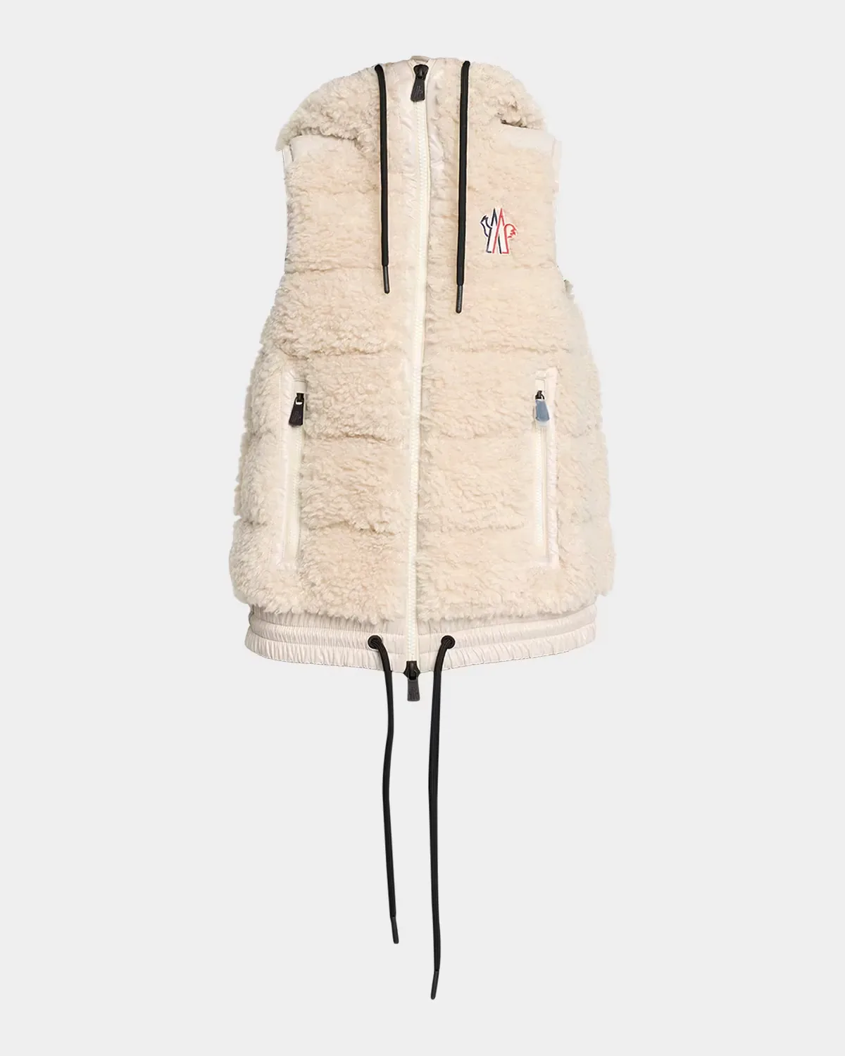 Teddy Hooded Insulated Vest by Moncler
