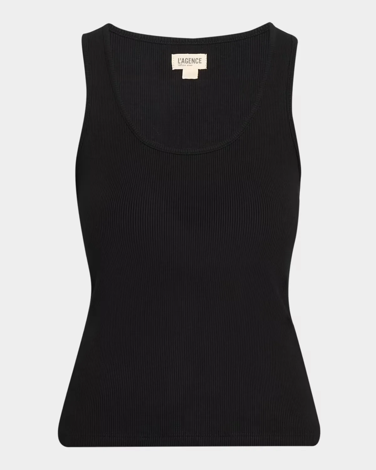 Adira Scoop-Neck Tank Top by L & apos;AGENCE