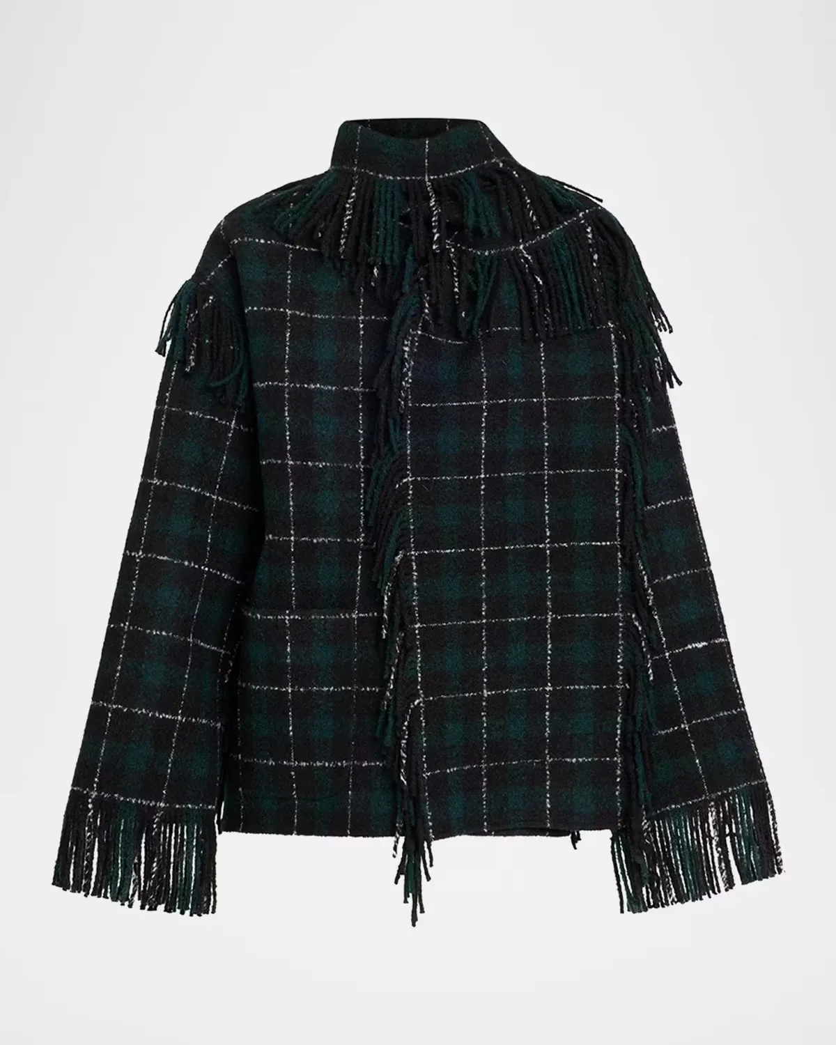 Fringed Scarf Jacket by Totême