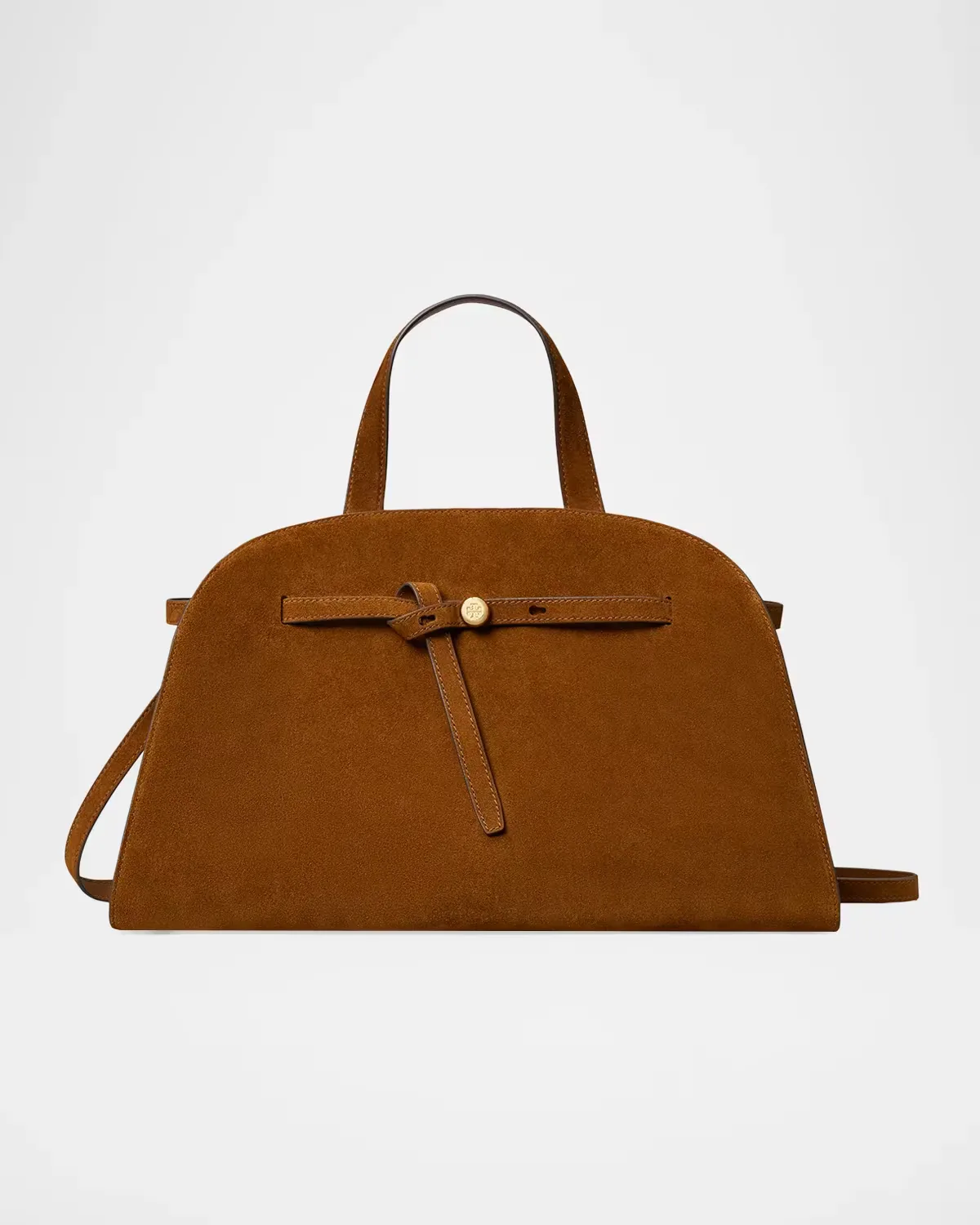 Romy Suede Bauletto Bag by Tory Burch