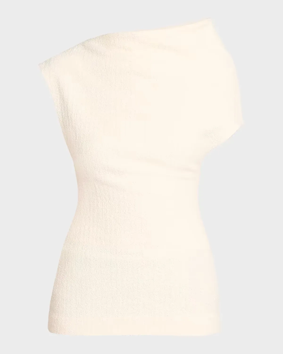 One-Shoulder Cotton Top by Totême