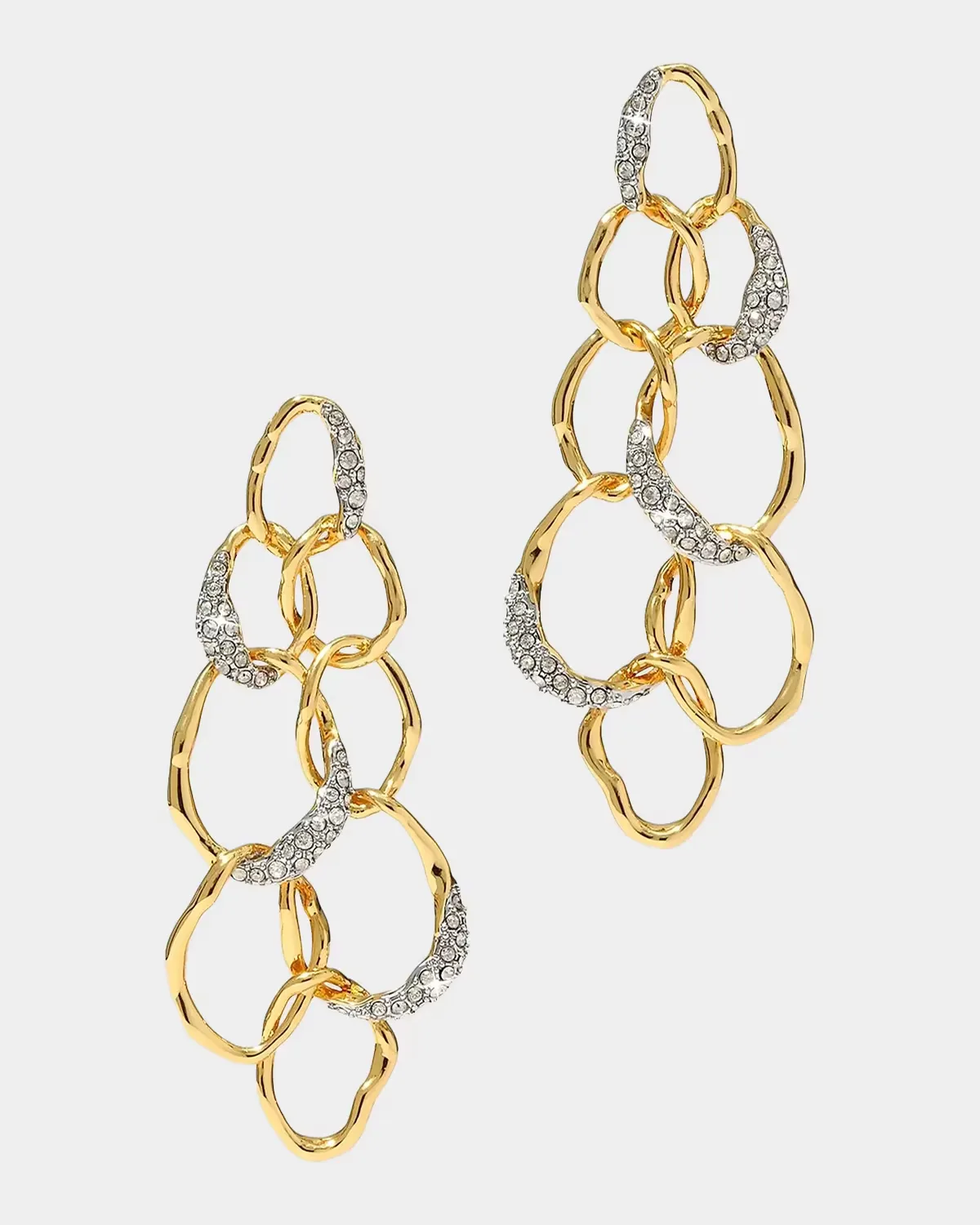 Solanales 14K-Gold-Plated, Rhodium-Plated & Crystal Drop Earrings by Alexis Bittar