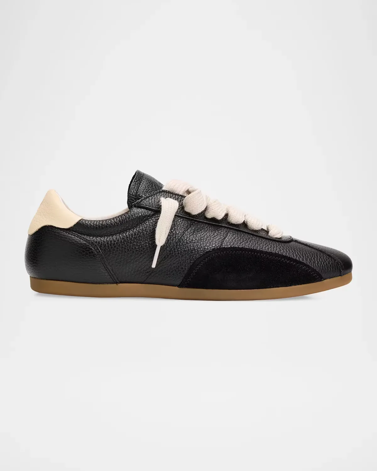 Low-Pro Loose-Fit Leather Sneakers