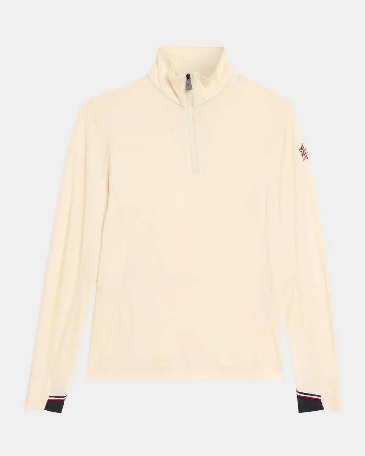 Wool-Silk Blend Turtleneck Sweater by Moncler
