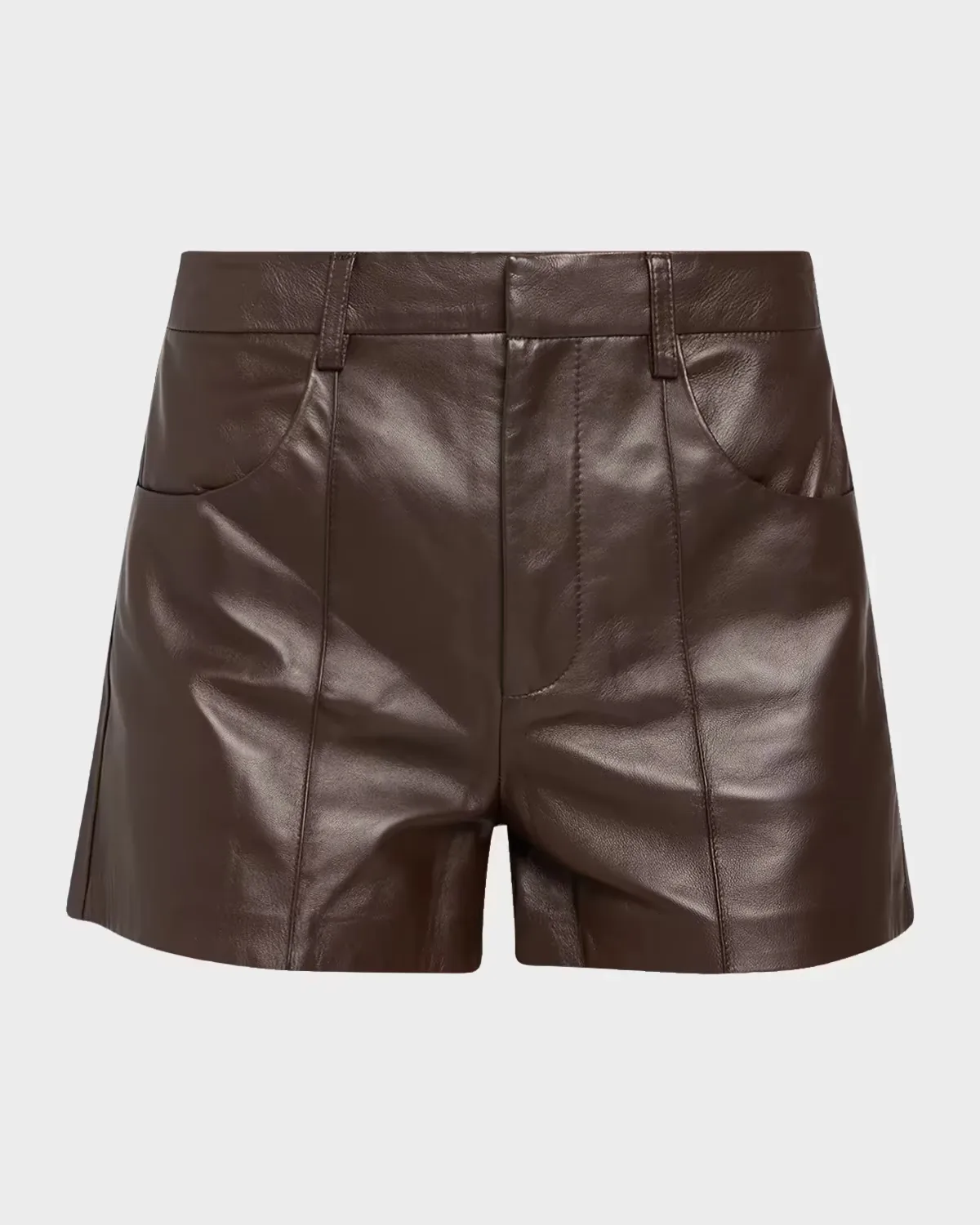 Aurea Leather Shorts by Ramy Brook