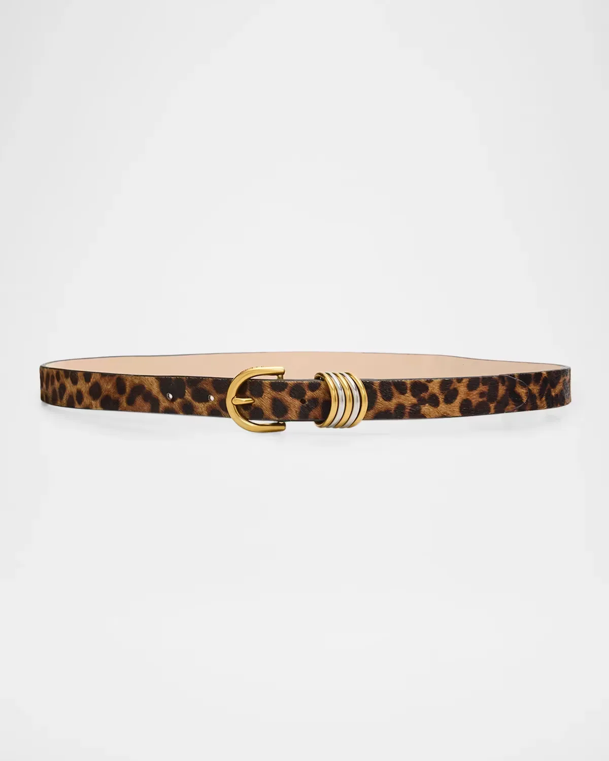 Sasha Leopard Calf Hair Belt