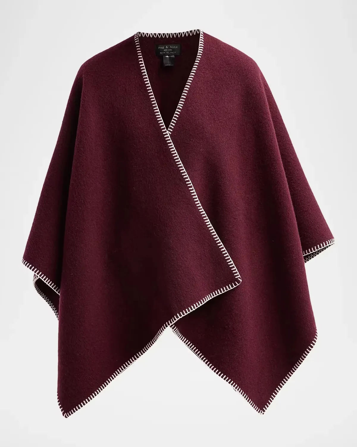 Ingrid Wool Poncho by rag & bone