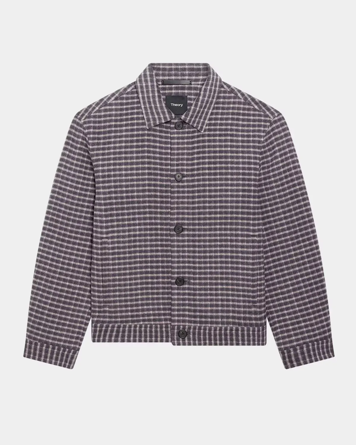 Check Double-Face Jacket by Theory