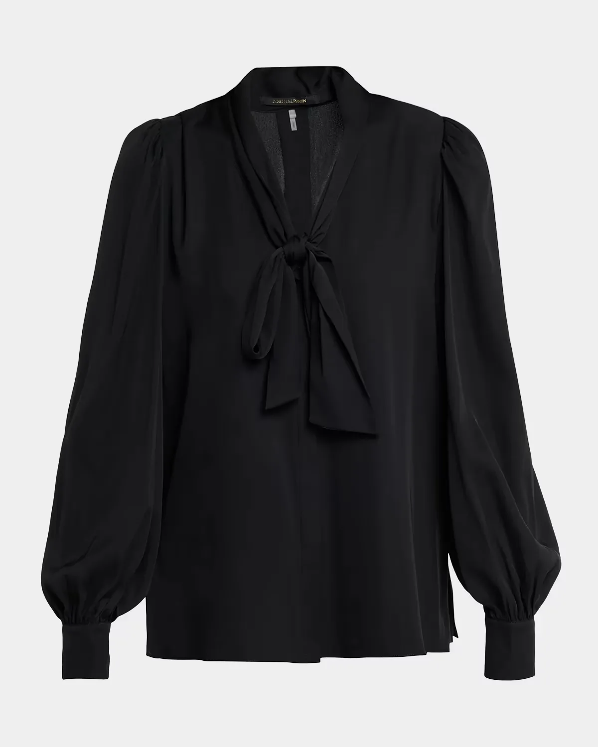 Selena Stretch-Silk Tieneck Blouse by Kobi Halperin