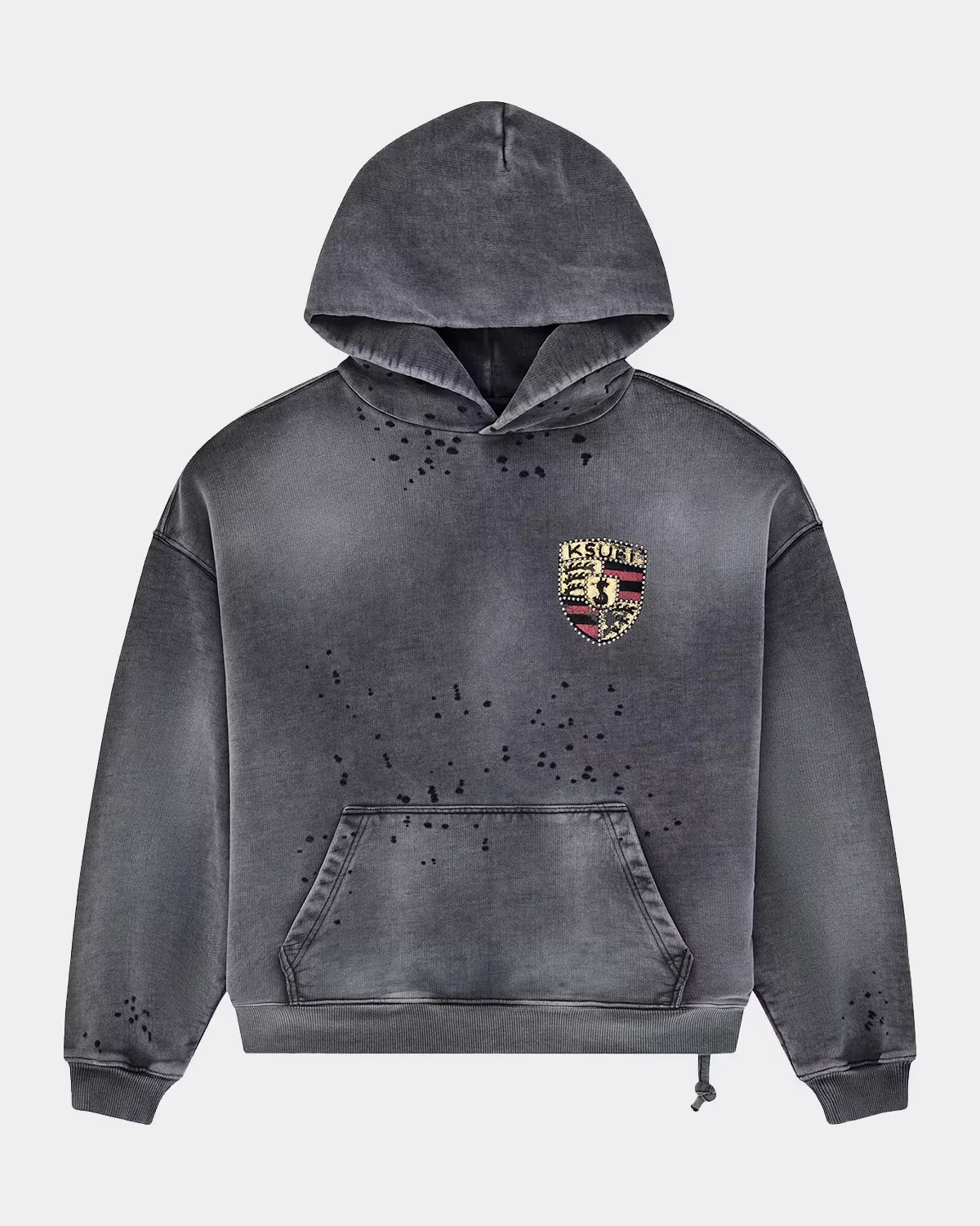 Logo-Embroidered Cotton Hoodie by Ksubi