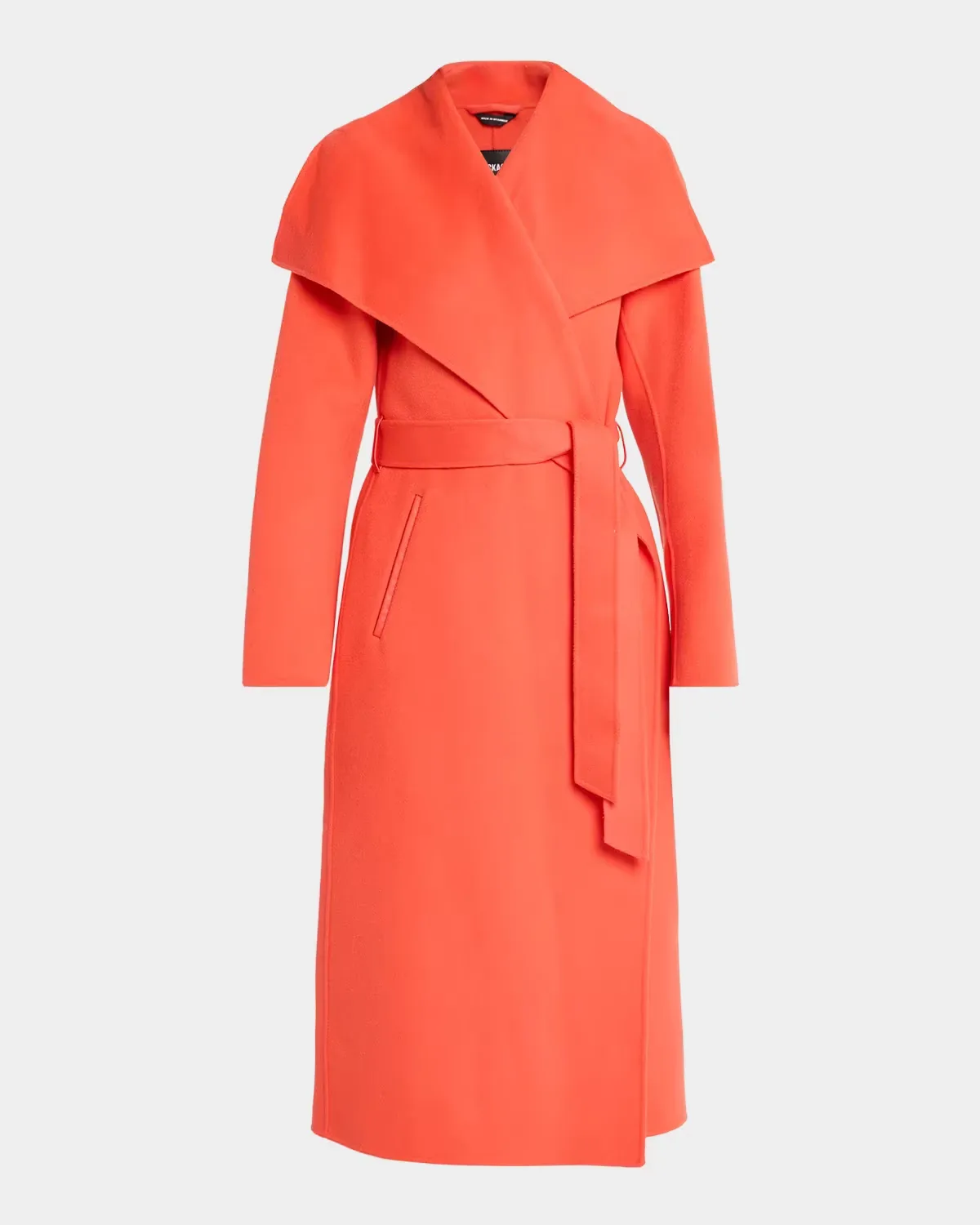 Mai Long Wool Wrap Coat by Mackage