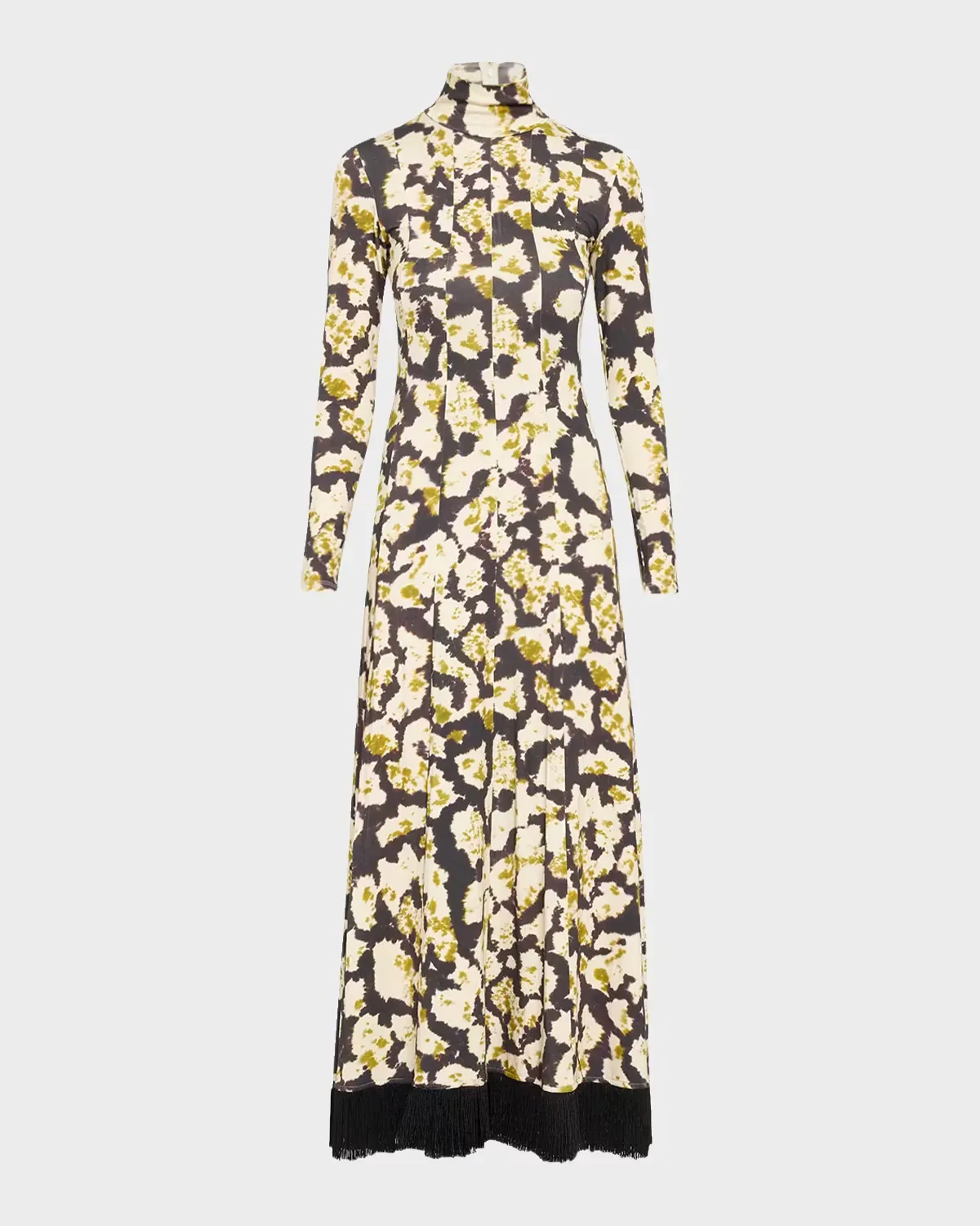 Troy Floral Seamed Midi Dress by Cara Cara