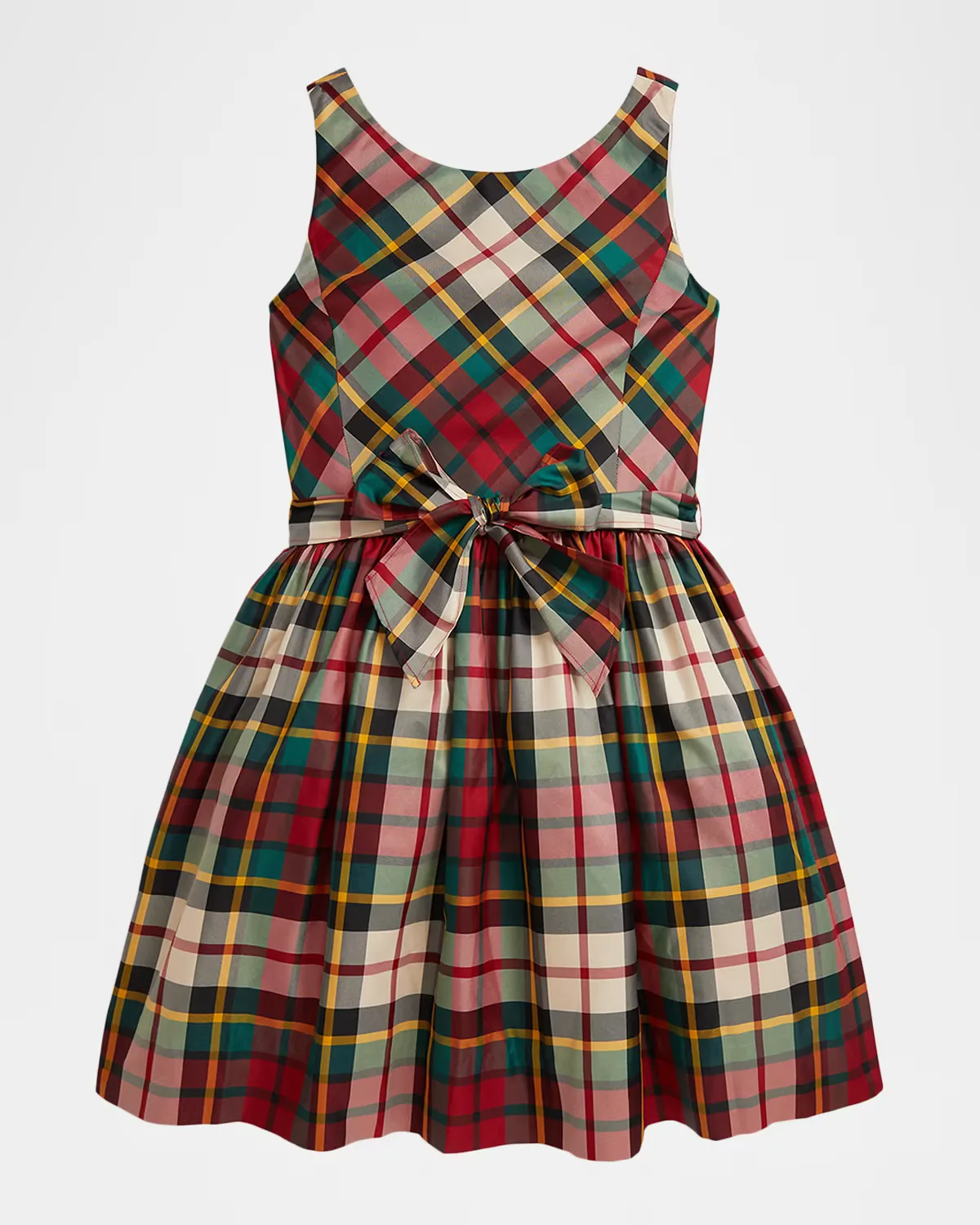 Plaid Taffeta Dress by Polo Ralph Lauren