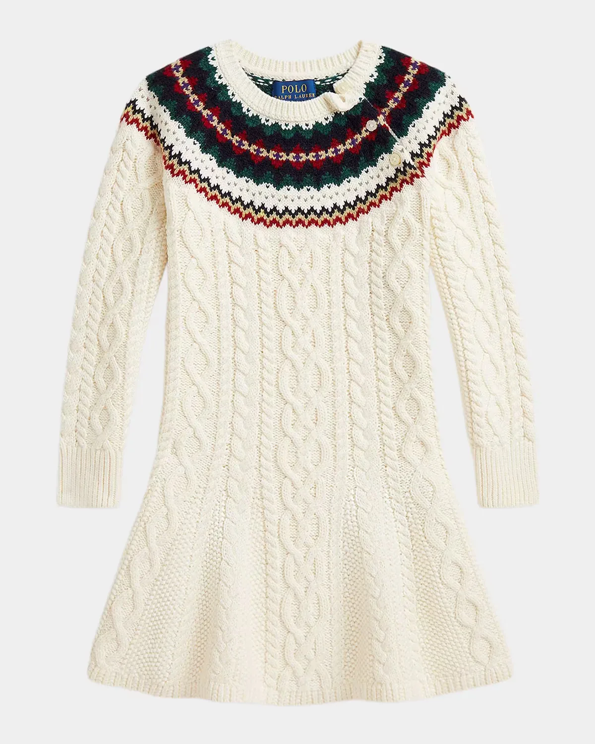Fair Isle-Inspired Sweater Dress by Ralph Lauren