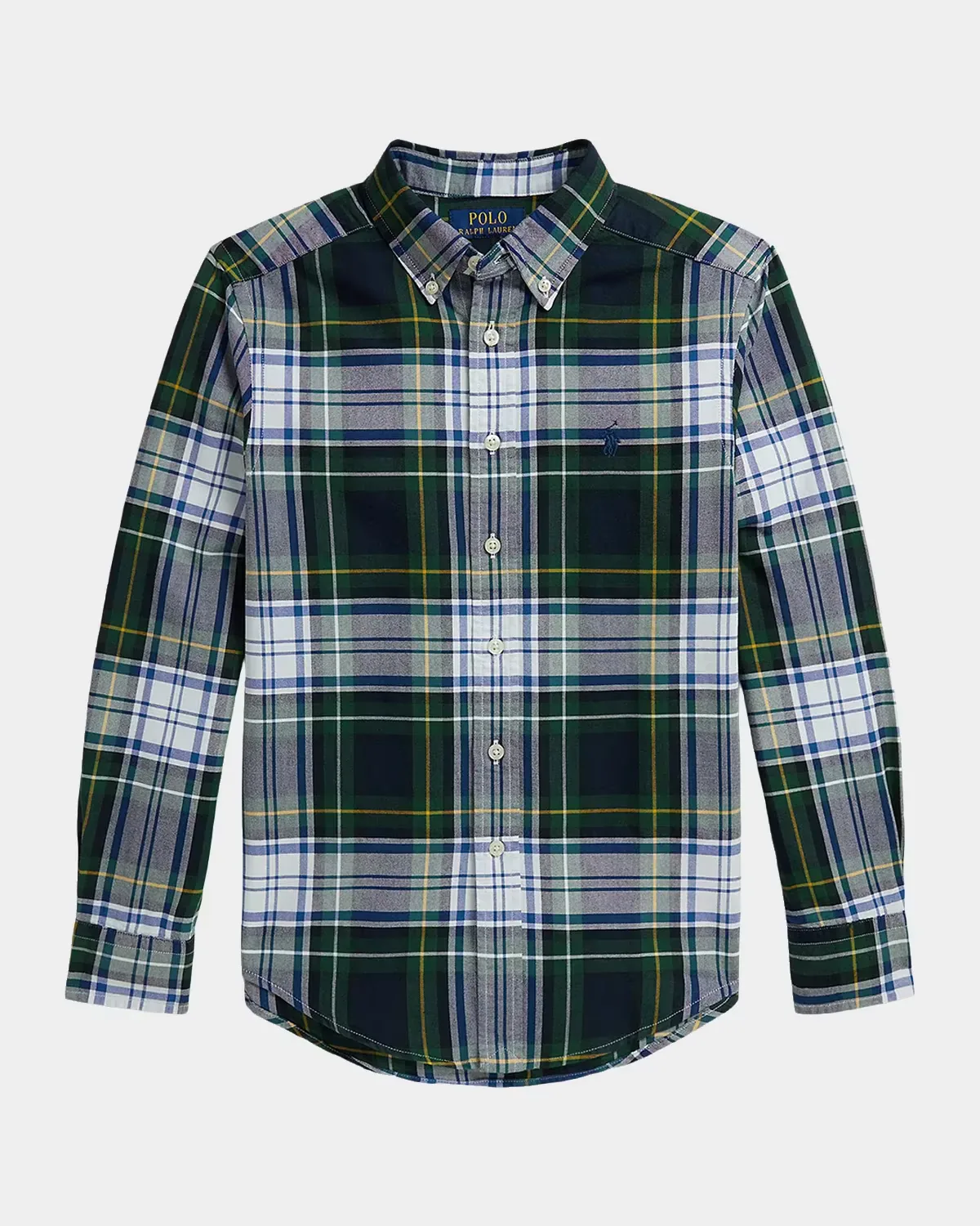Plaid Cotton Oxford Shirt by Polo Ralph Lauren