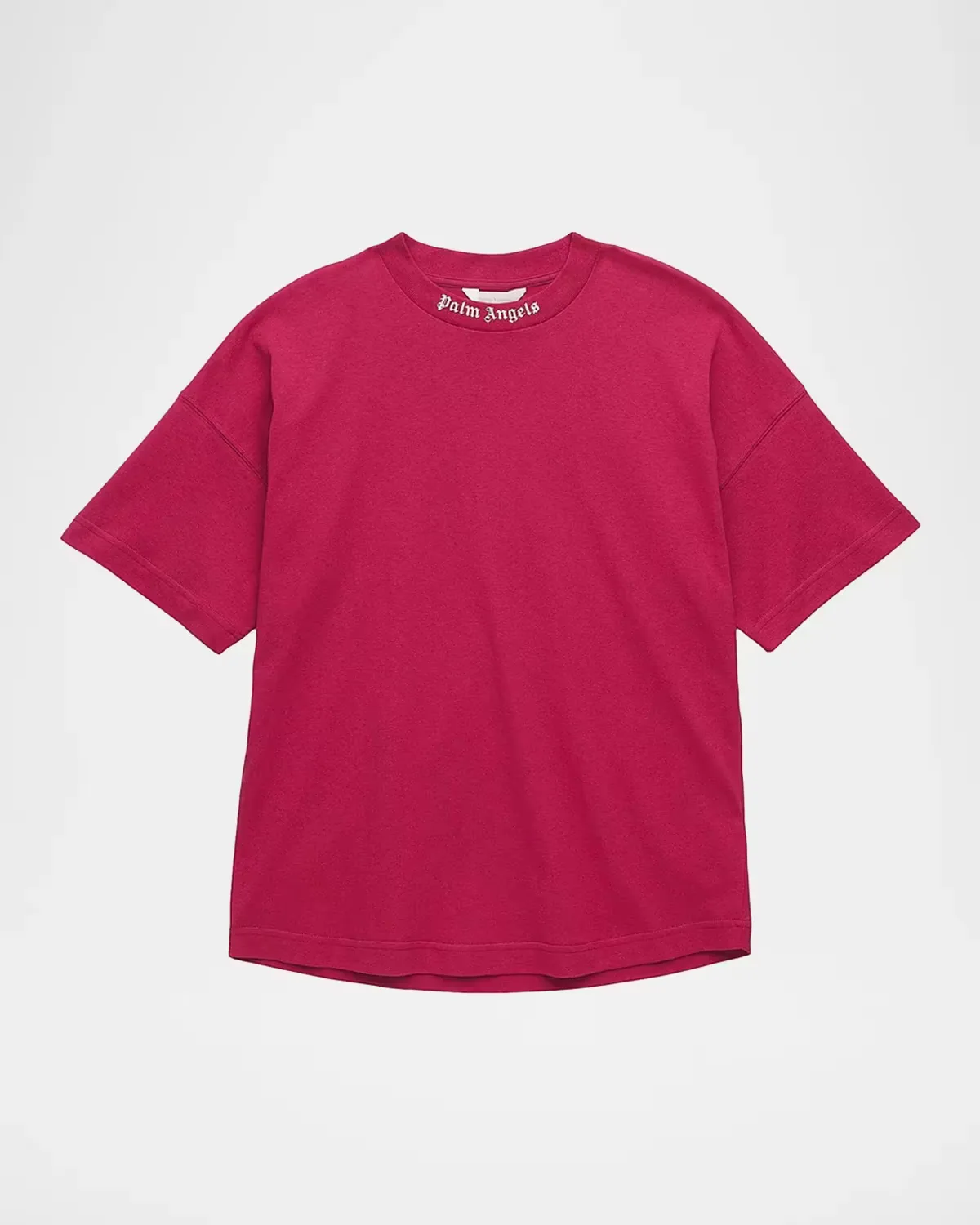 Classic Curved Logo T-Shirt by Palm Angels