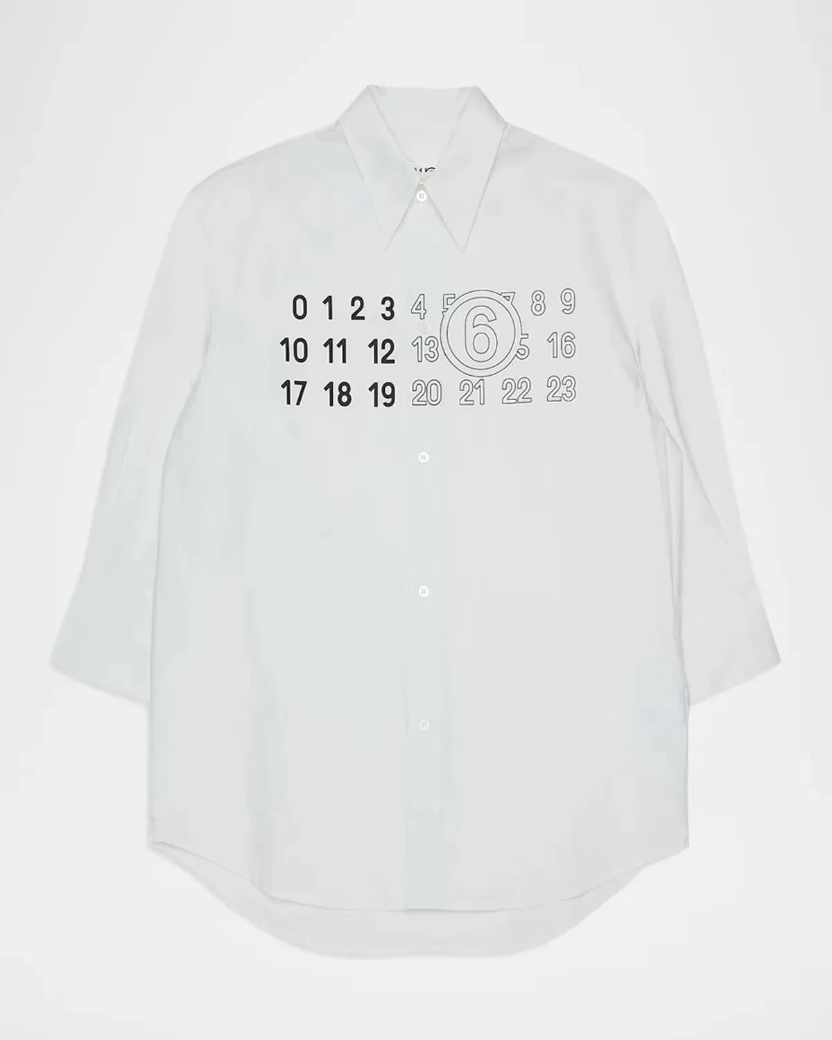 Number Shirtdress by Maison Margiela