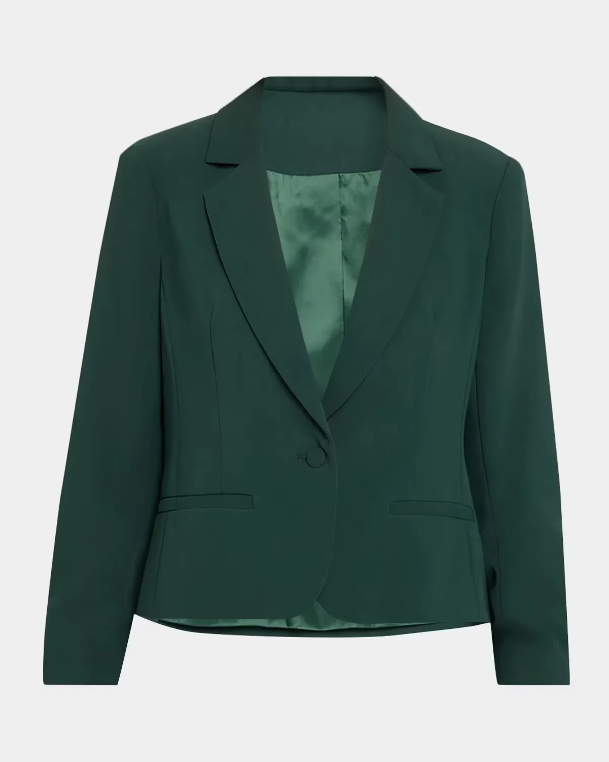 Khloe Cropped 3/4-Sleeve Blazer by Cinq  Sept