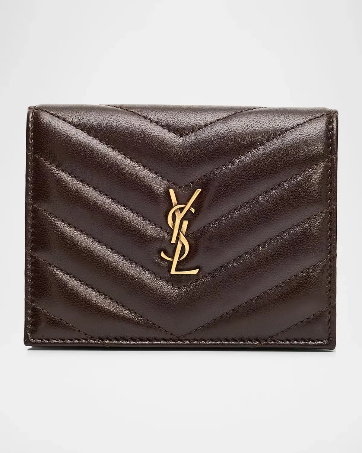 Cassandre Quilted Leather Wallet by Saint Laurent