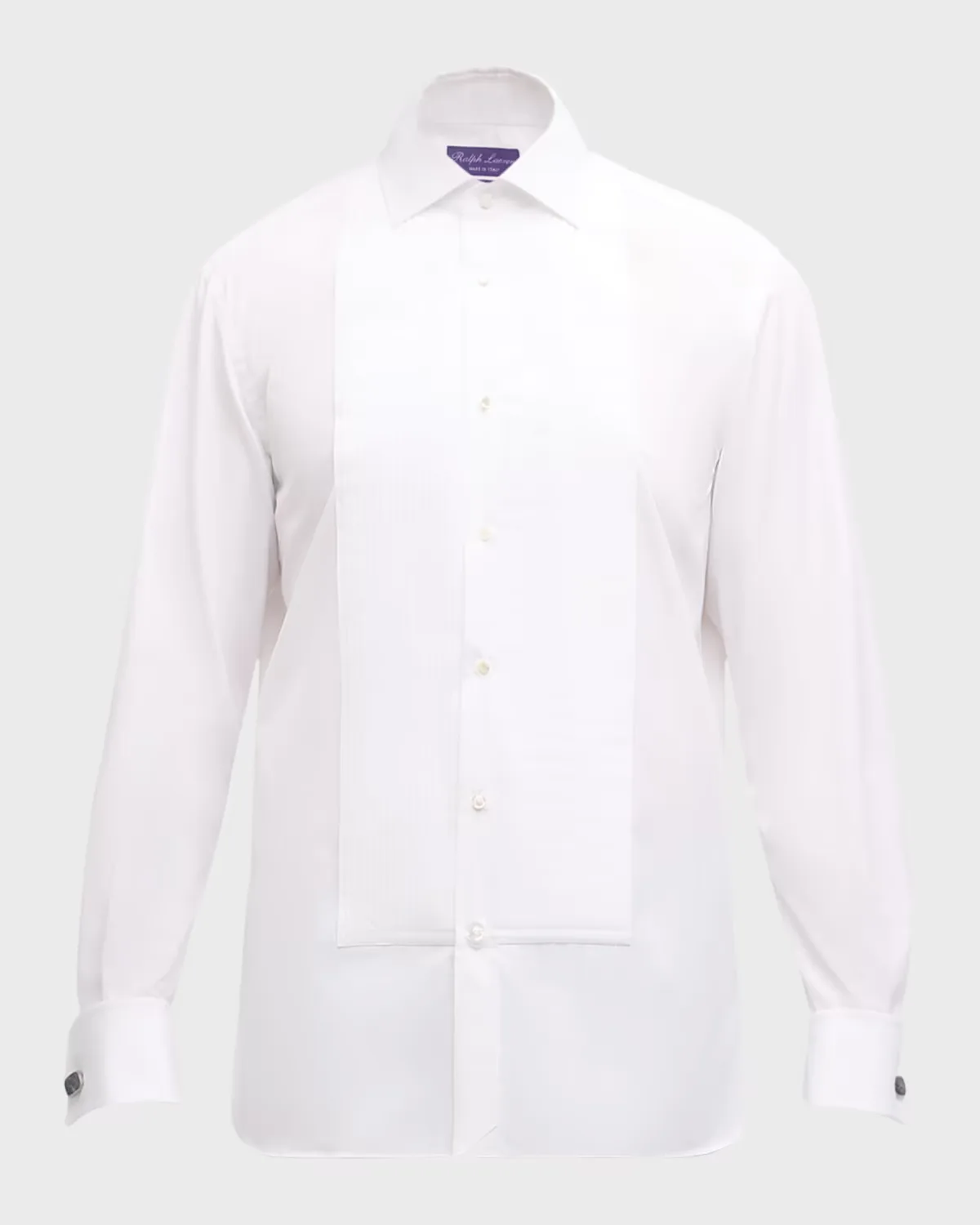 Poplin French Cuff Tuxedo Shirt