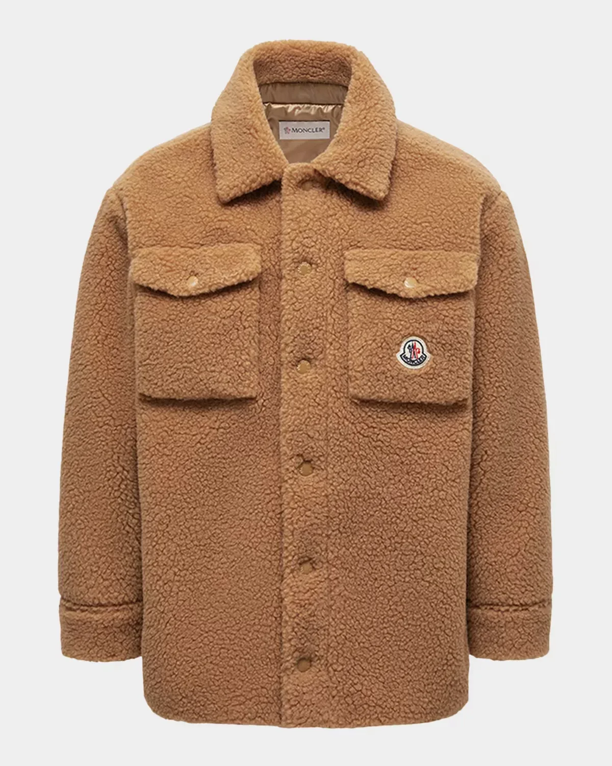Long-Sleeve Teddy Shirt by Moncler