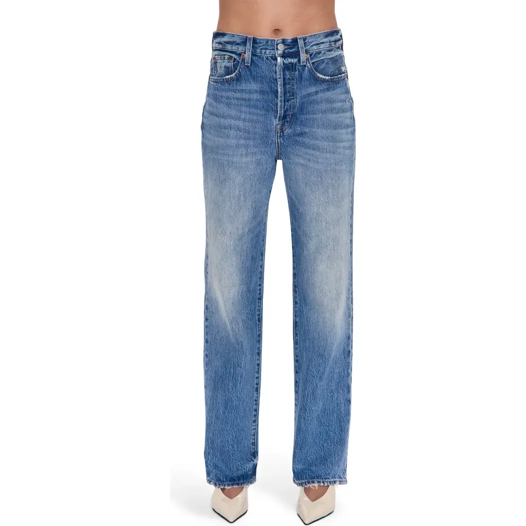 Cassie High Waist Straight Leg Jeans by Pistola