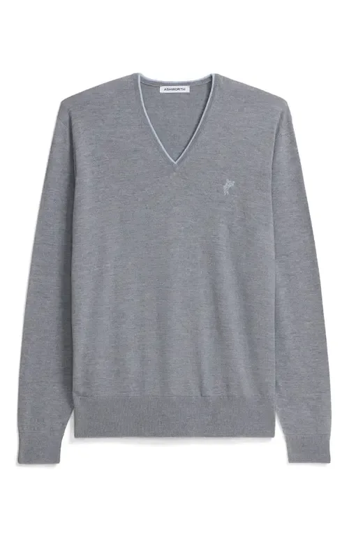 Extrafine Merino Tipped V-Neck by ASHWORTH GOLF