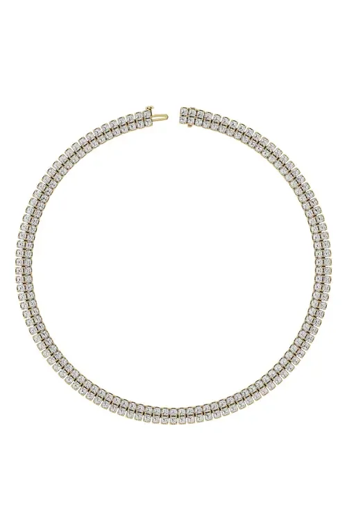 Double Row Lab Created Diamond Necklace - 38.13 Ctw by Jennifer Fisher