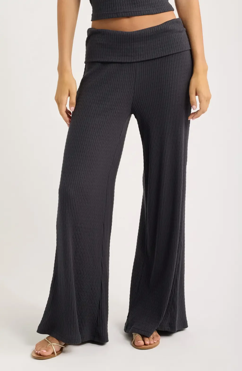 Sweet Coast Wide Leg Knit Pants