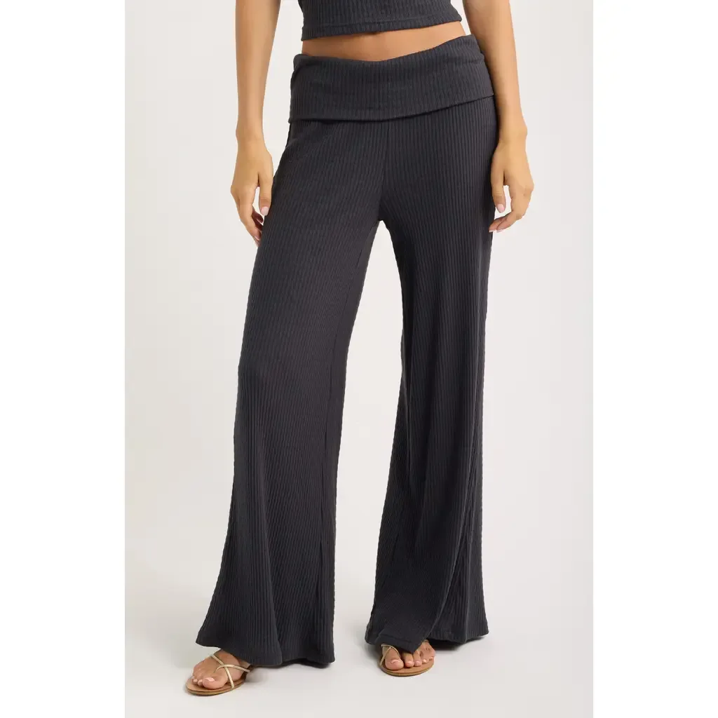 Sweet Coast Wide Leg Knit Pants by Billabong