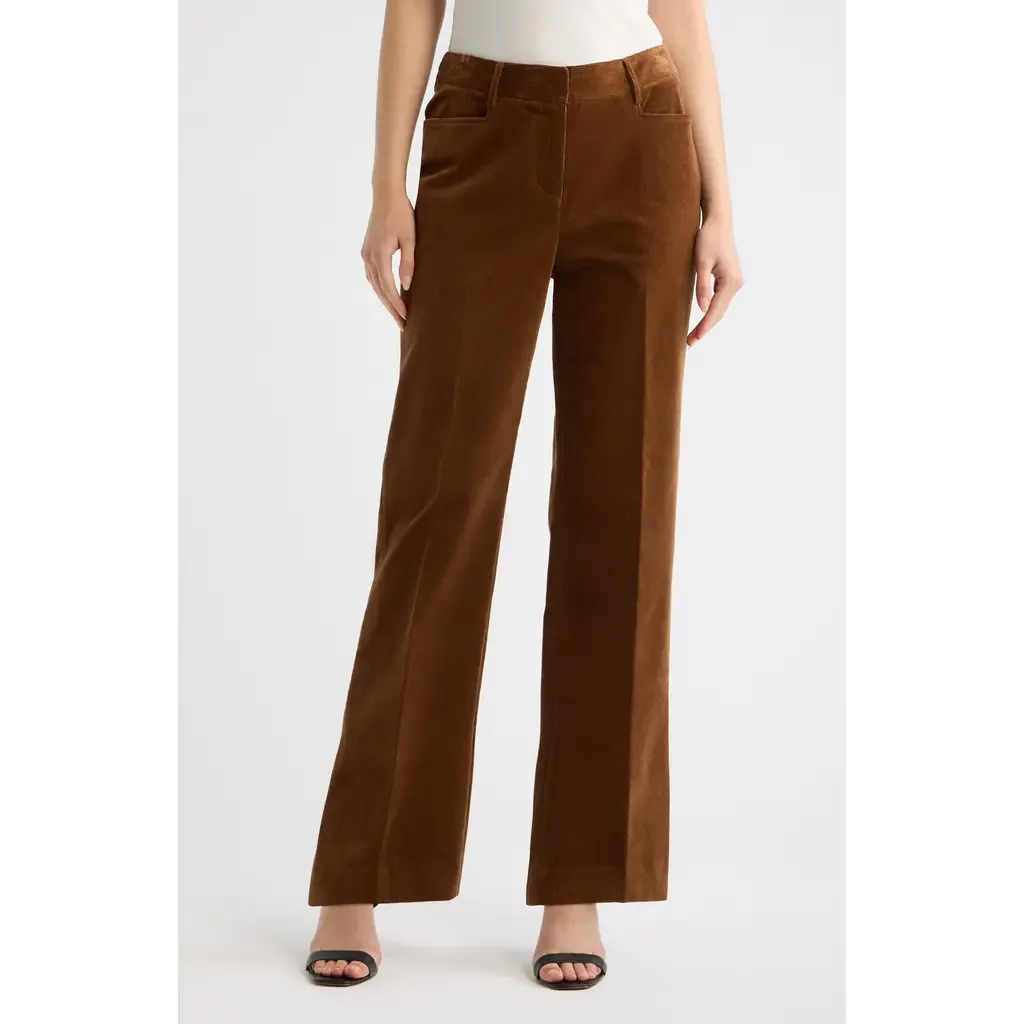 Corduroy Flare Leg Pants by Tahari ASL