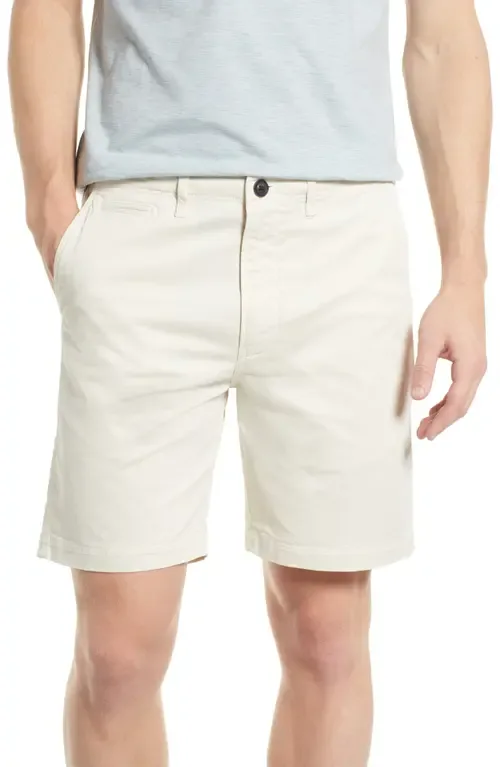 Cotton Blend Chino Shorts