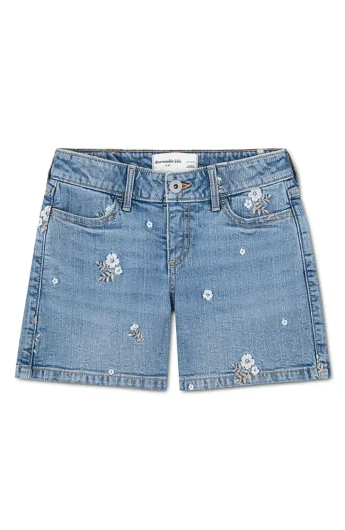 Floral Toss Denim Shorts by abercrombie kids