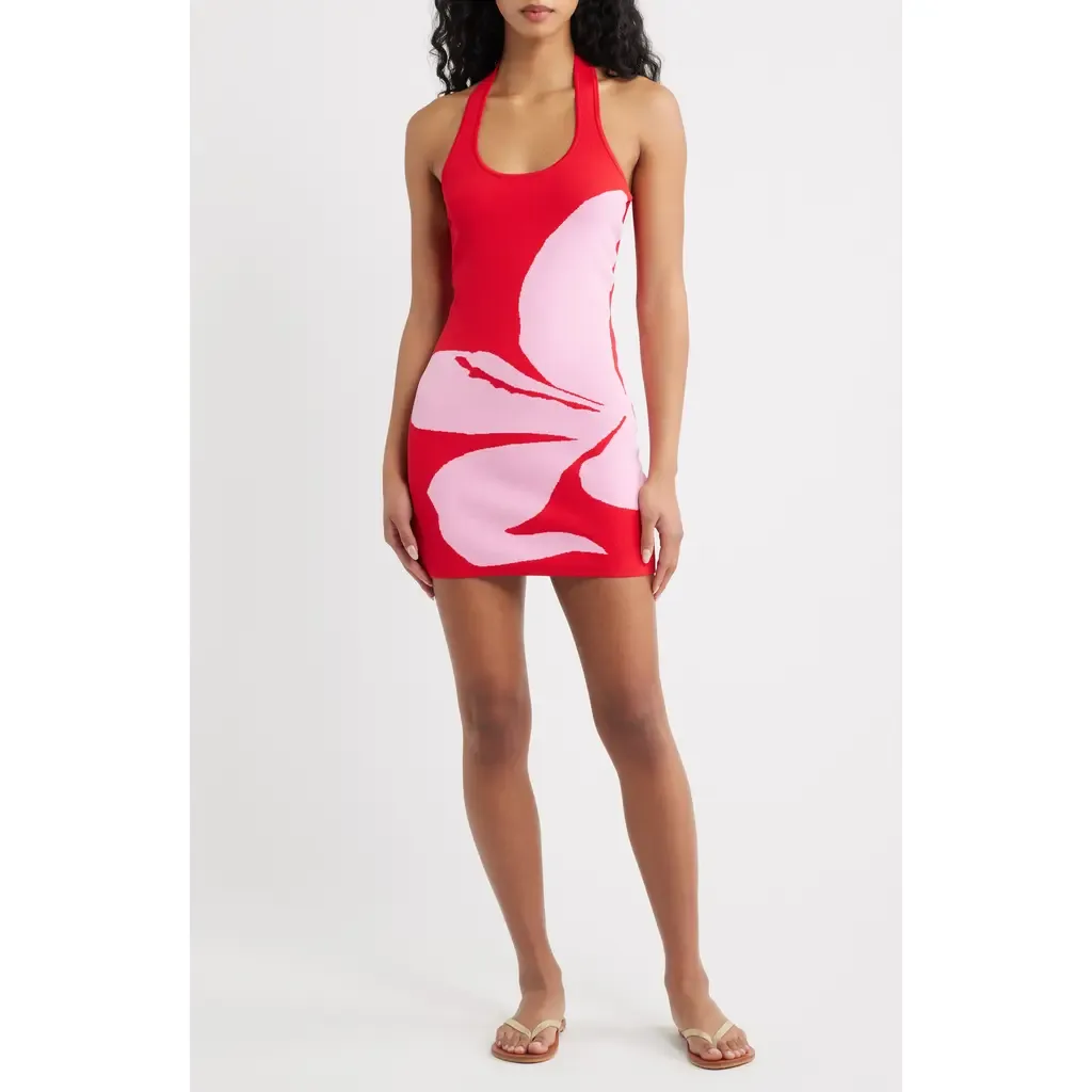 Knit Halter Minidress by Kulani Kinis