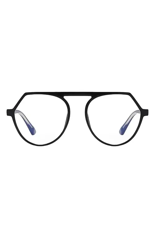 Carter 53mm Round Blue Light Blocking Glasses by Fifth & Ninth