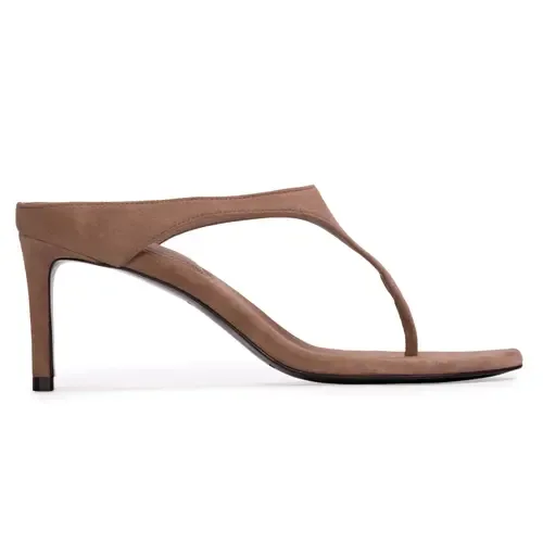 Laurel 65 Suede Mule by BLACK SUEDE STUDIO