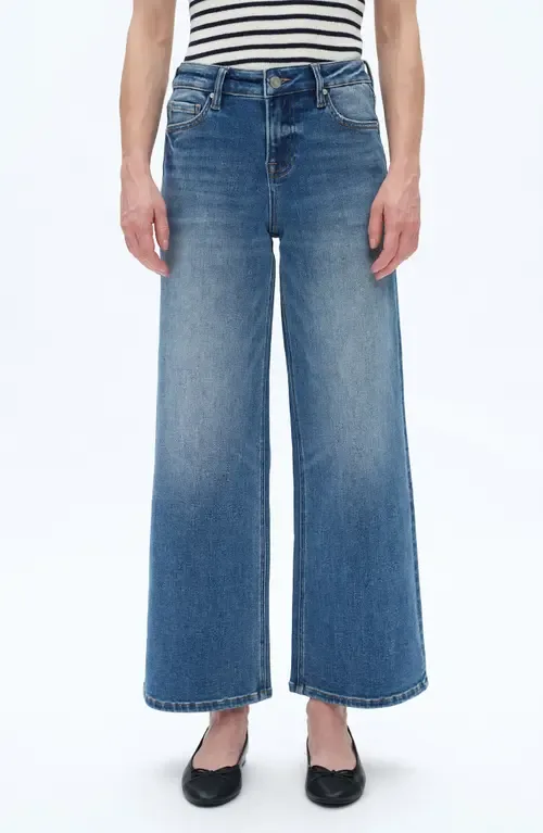 Lisa Ankle Wide Leg Jeans by Bayeas